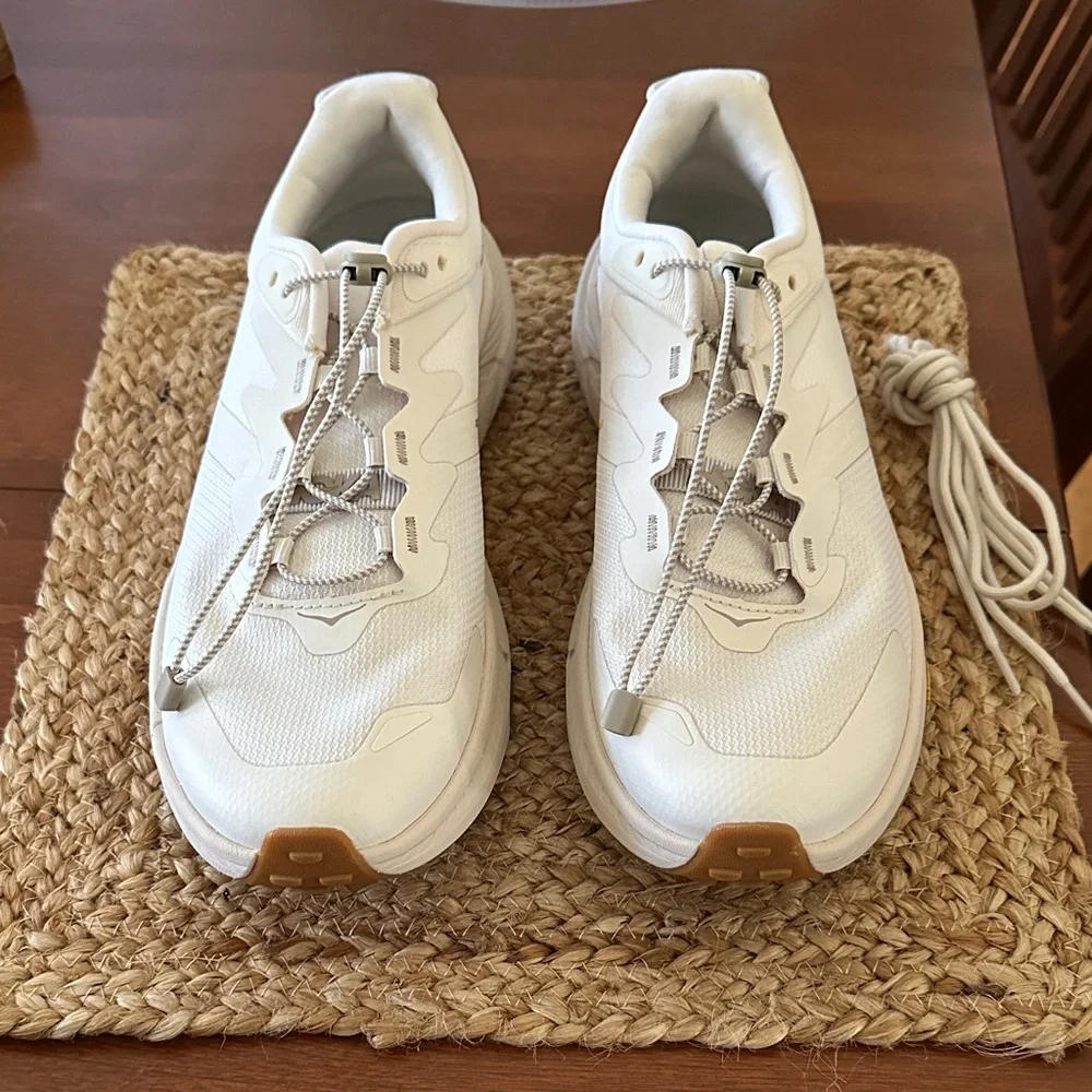 Hoka Off-White Lace-Up Sneakers - Picture 3 of 7